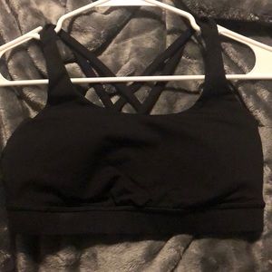 Lululemon Energy Bra Sz 6 Black